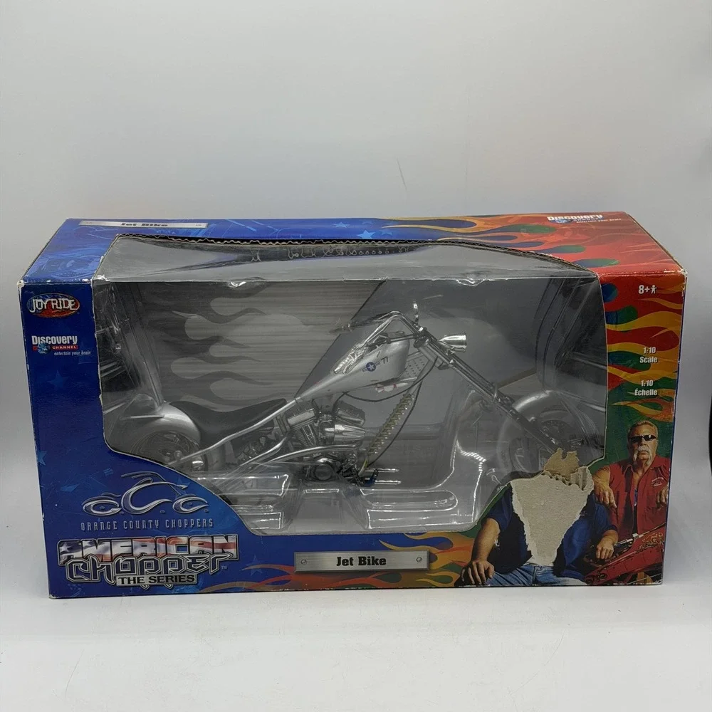 2004 DIECAST JET BIKE AMERICAN CHOPPER MOTORCYCLE 1:10 by ORANGE COUNTY CHOPPERS